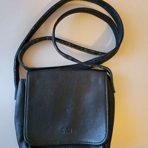 Nine West Black Leather Mini Crossbody GUC ~ FINAL PRICE